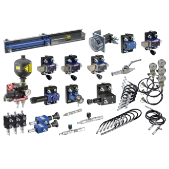 Bosch Rexroth Hydraulic Component ON/OFF Control with Lever Operated Valves